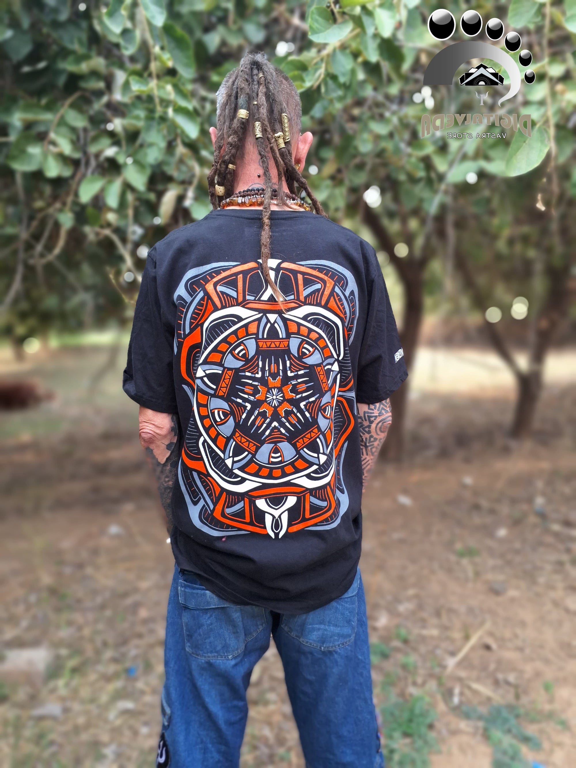 Captian Sheild Oversized T-shirt | UV REACTIVE