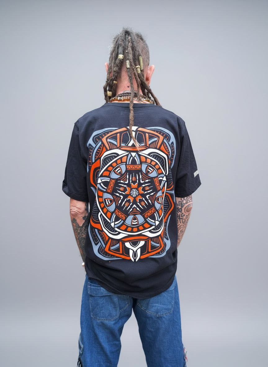 Captian Sheild Oversized T-shirt | UV REACTIVE