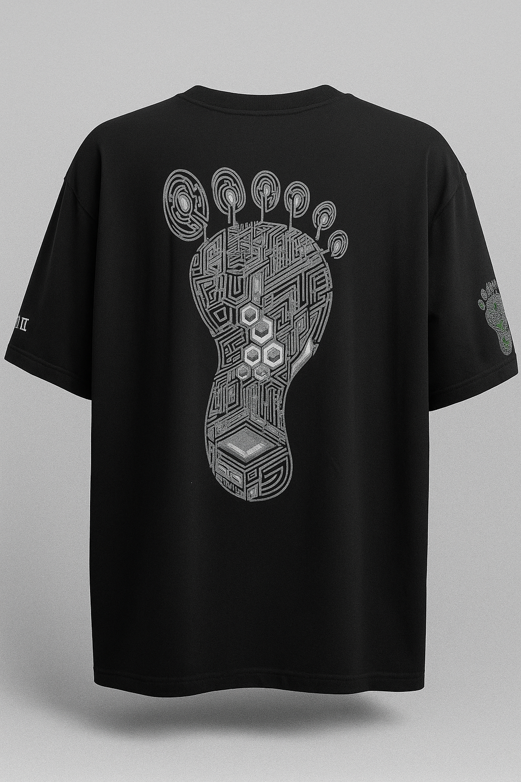 VEDA OFFICIAL | Oversized T-Shirt | Glow in Dark with Puff Print